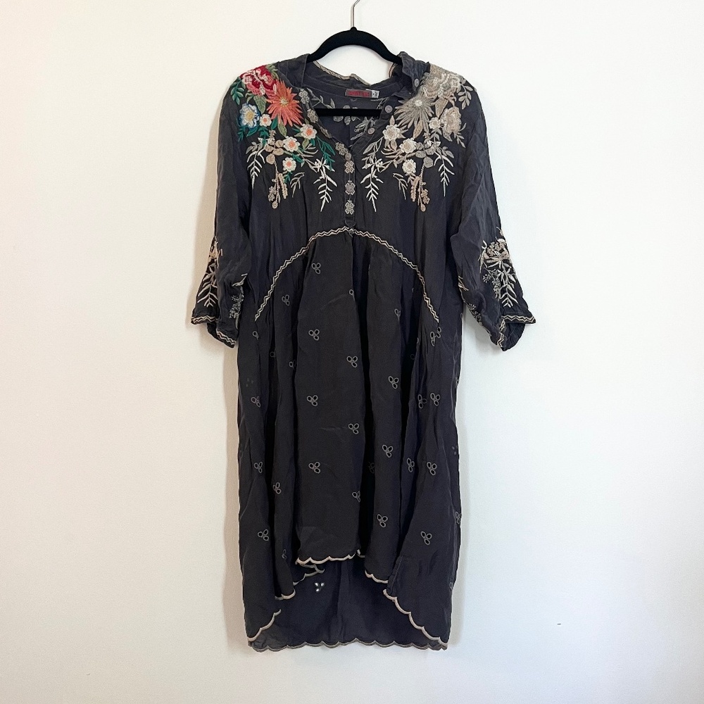 Johnny Was Embroidered Dress